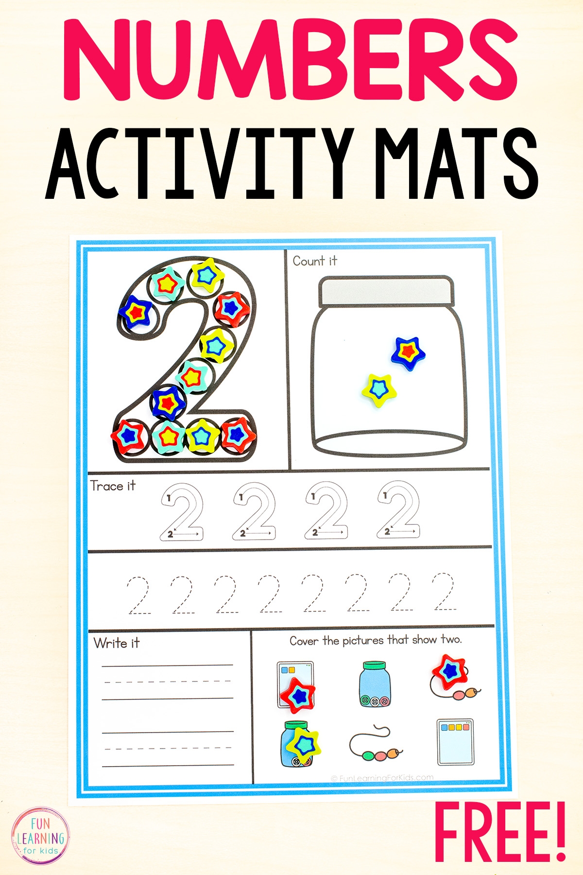 Number Tracing Mats