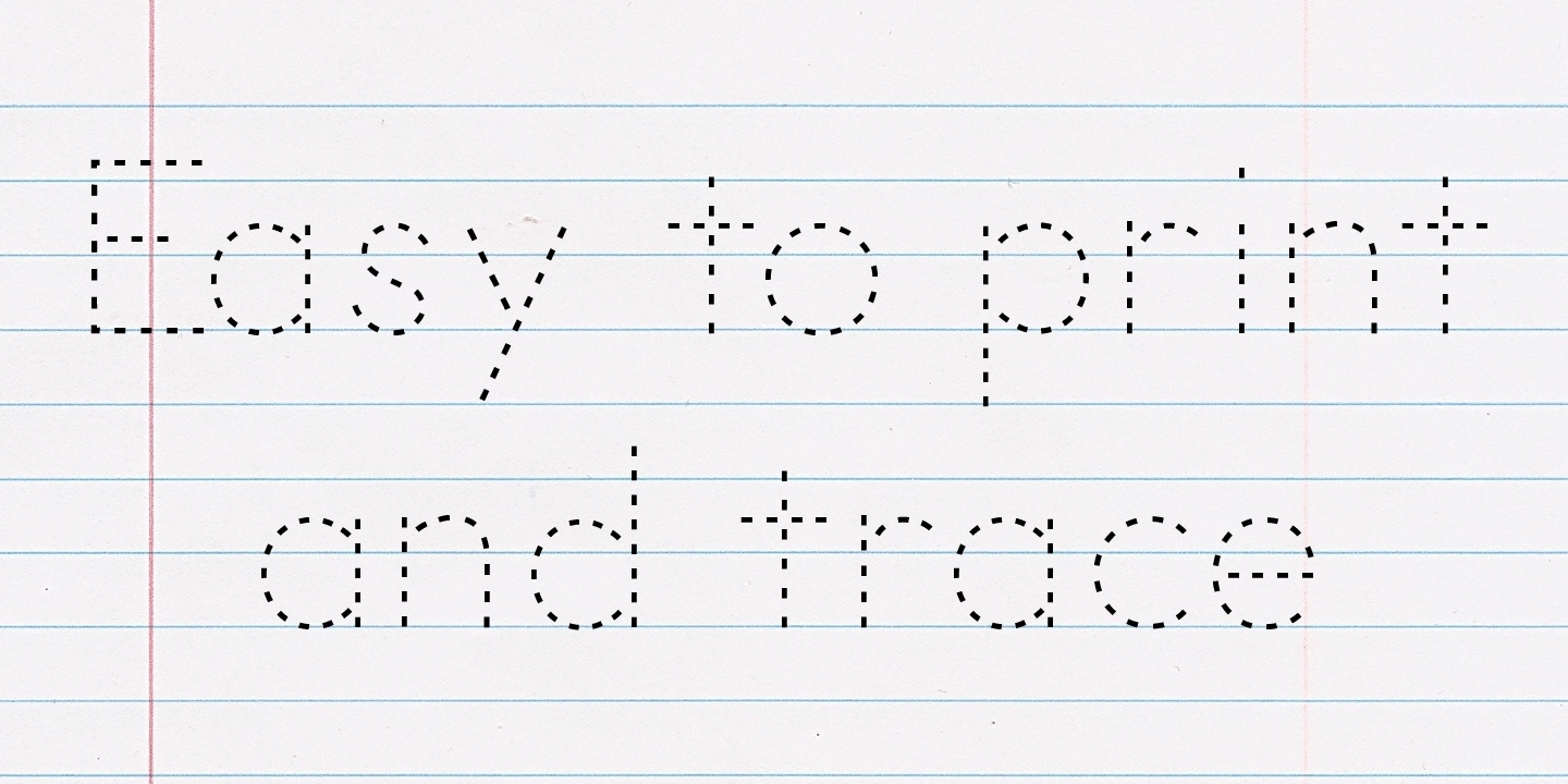 Dot To Dot Font