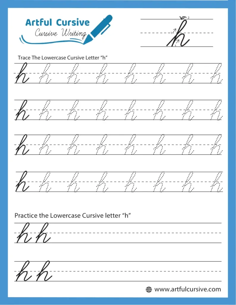 Download Free Printable Cursive Writing Worksheets Artful Cursive