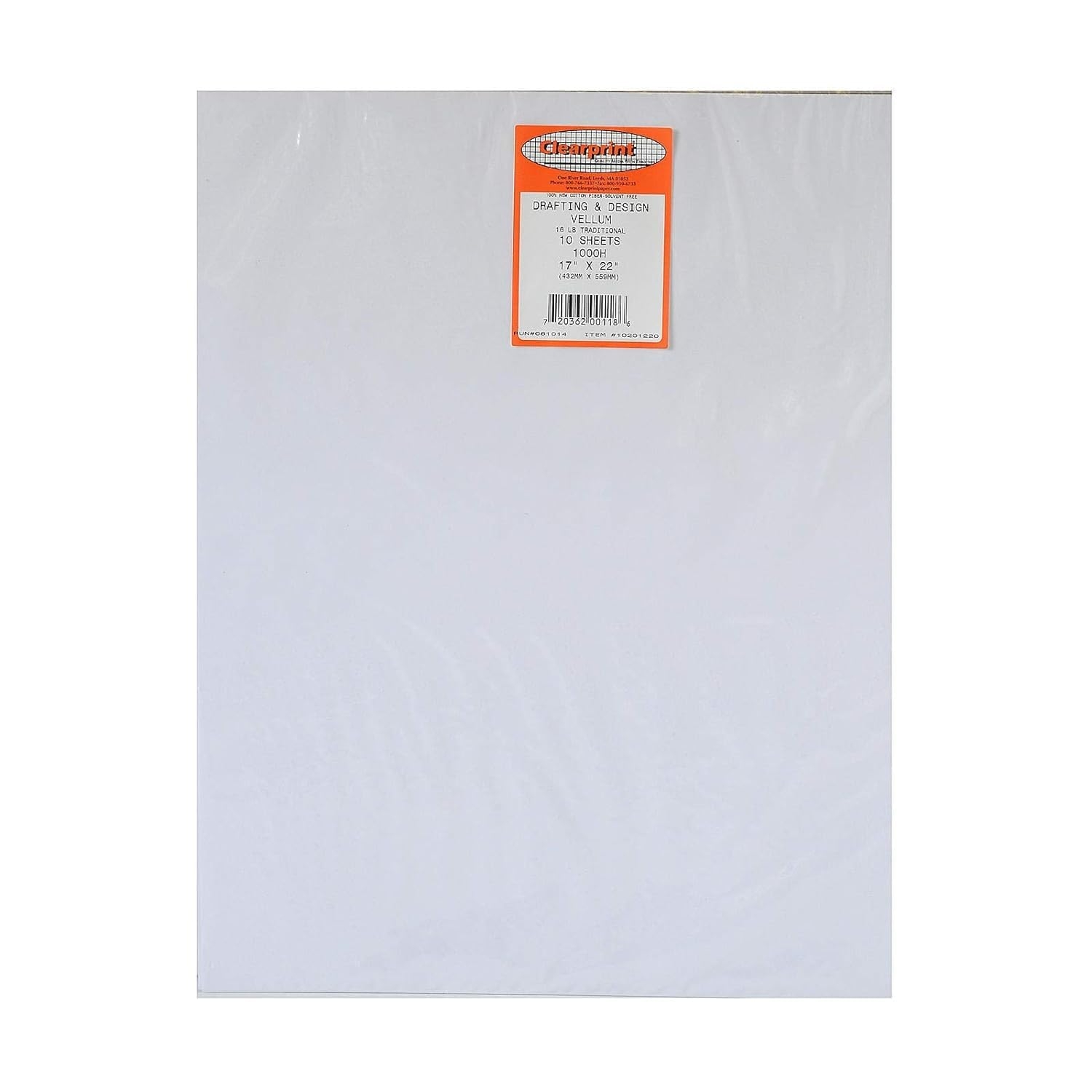 Drafting Paper Clearprint 1000H Design Vellum Roll 36x10 Yards 