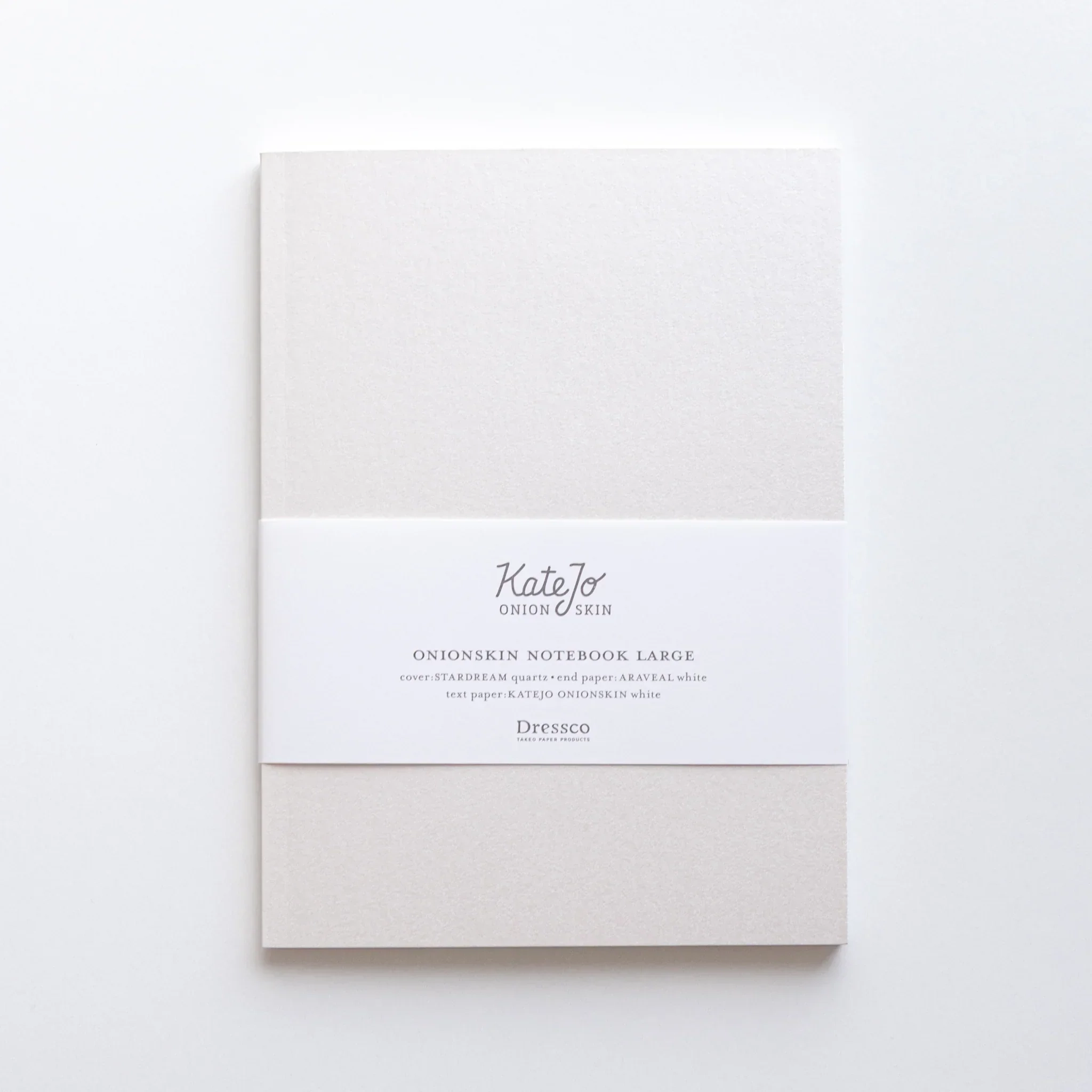 Dressco White Onion Skin Paper Japanese Notebook B6