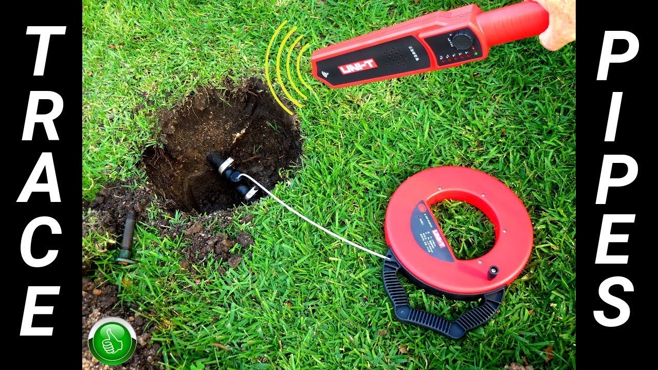 Easily Trace Find Buried Water Sewer Lines amp Electrical Pipes