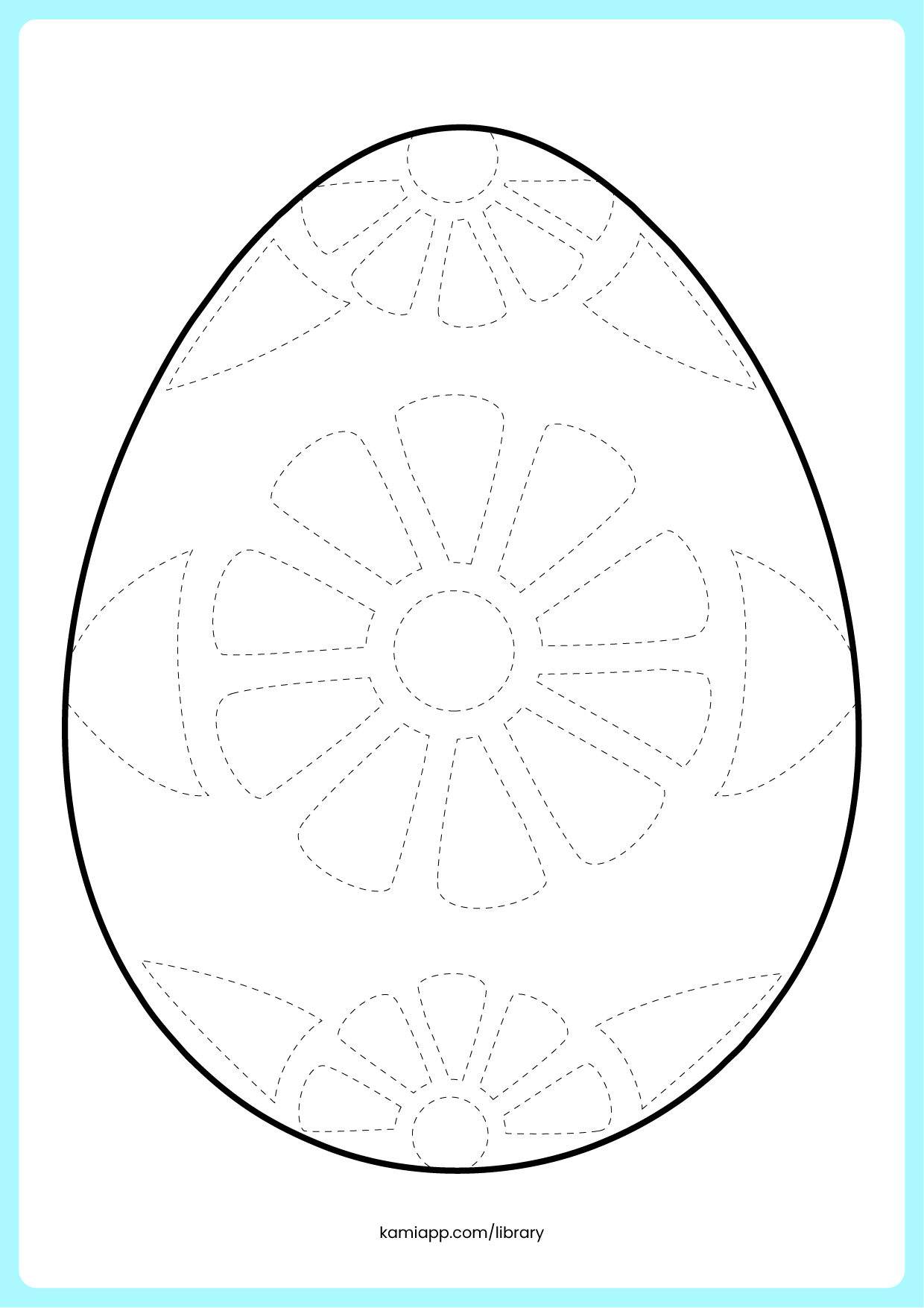 Easter Tracing Worksheets Kami Library