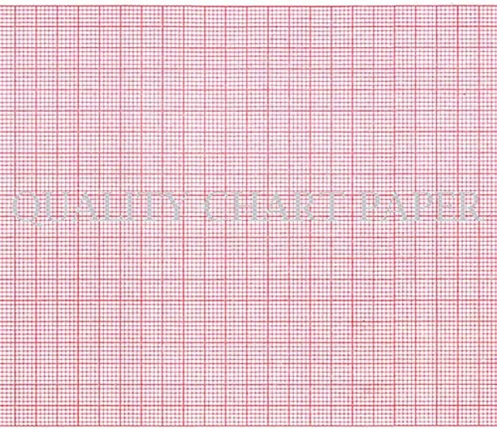 ECG Paper 108MM X 23M RED GRID ROLL Works For PHYSIO CONTROL 