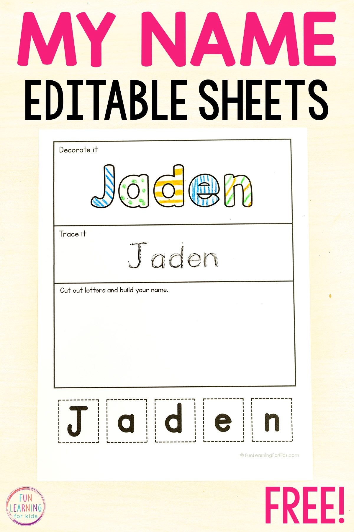 Tracing Name Worksheets Pdf