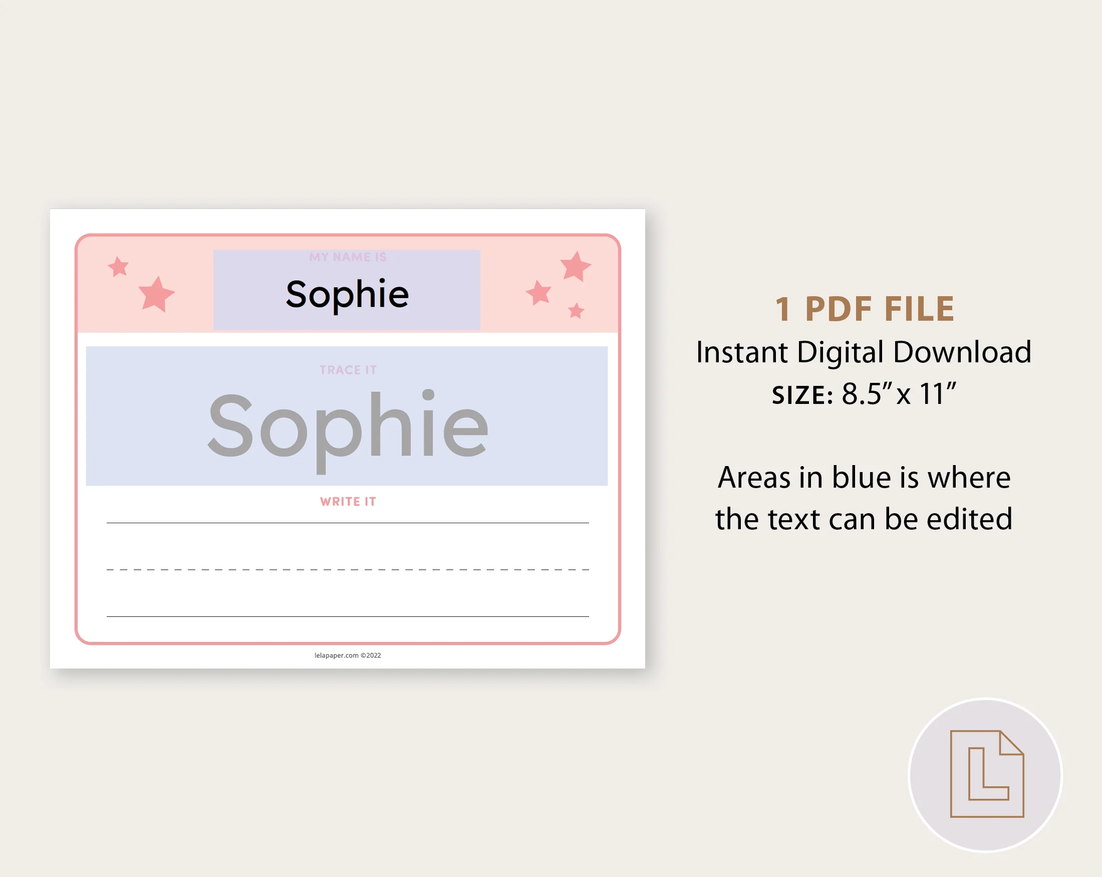 Editable Tracing Paper