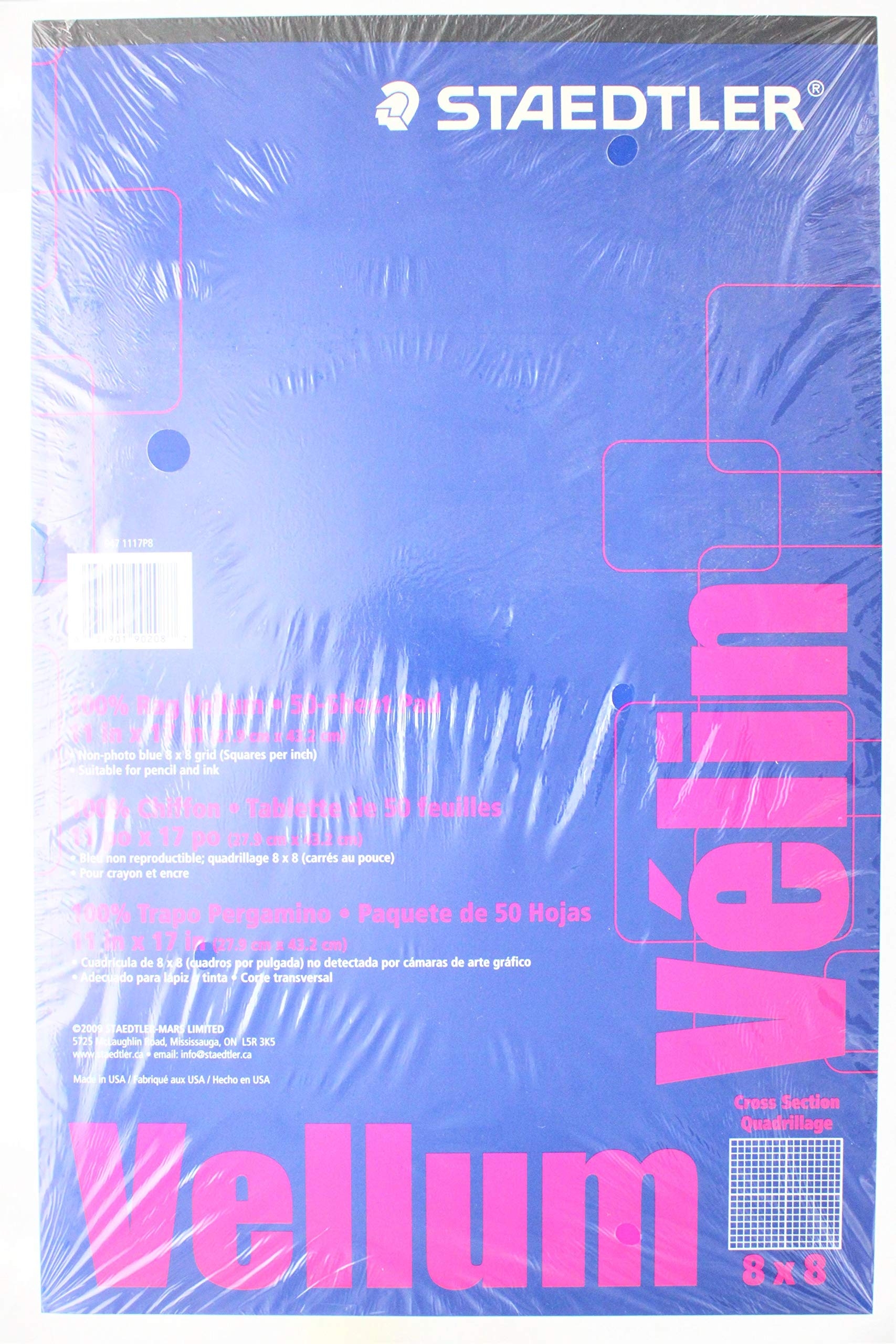 Engineering Paper Vtg STAEDTLER Mars Vellum 100 Rag Paper Tracing 