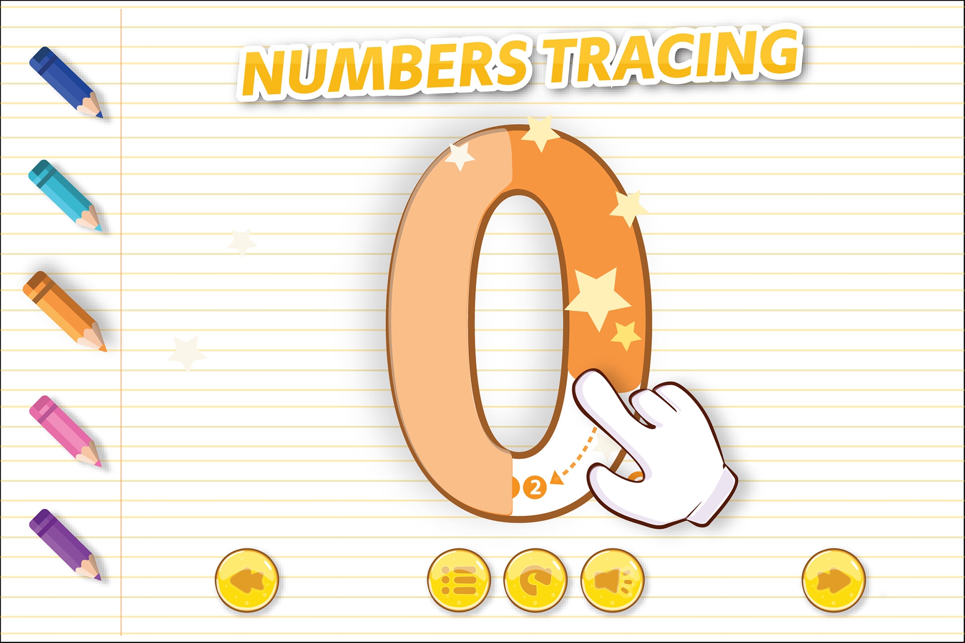 Number Tracing Game