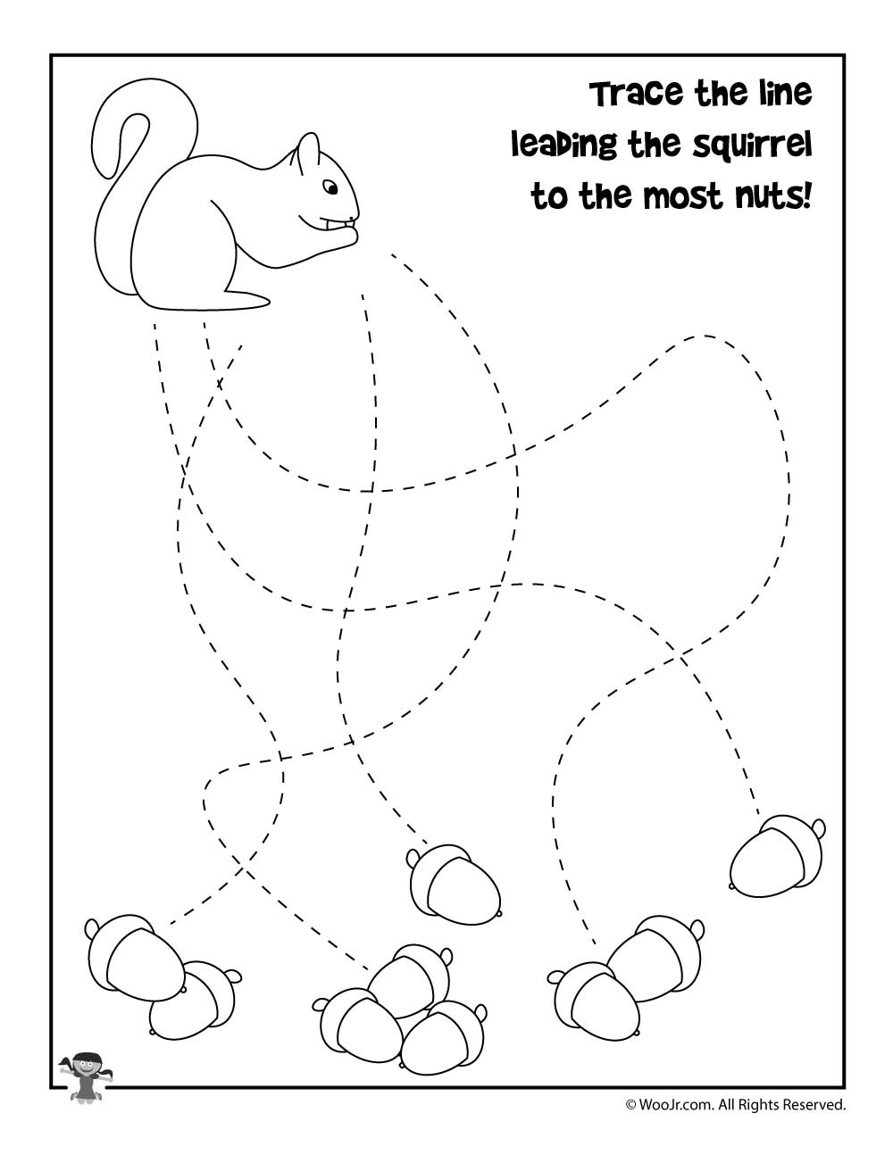 Fall Preschool Worksheets For Tracing Matching And Cutting 