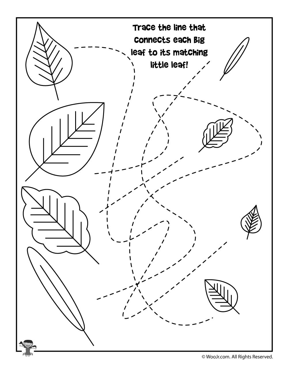 Fall Preschool Worksheets For Tracing Matching And Cutting 