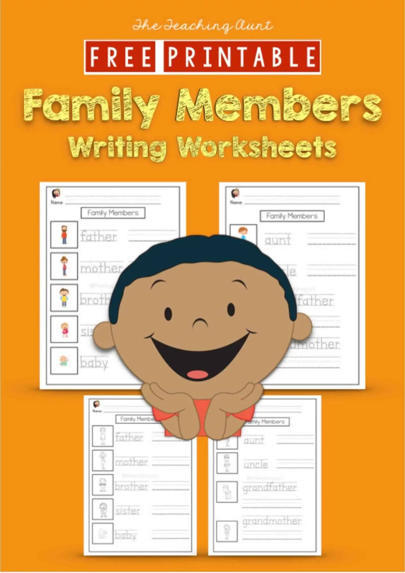 Family Members Worksheets The Teaching Aunt