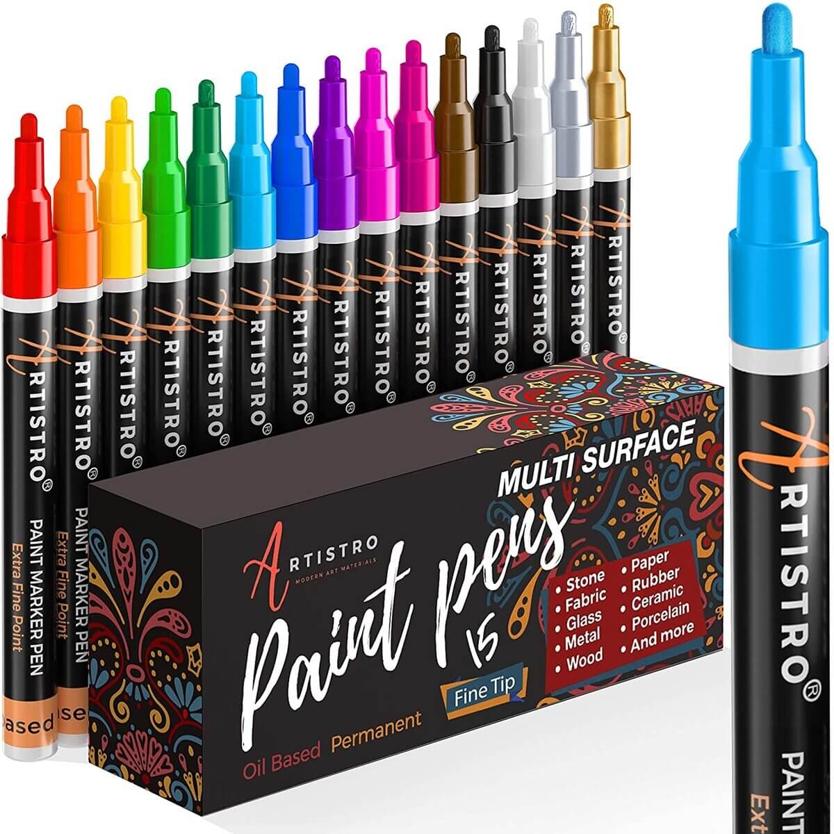 Fine Tip Markers Fine Point Markers amp Thin Marker Sets Artistro 