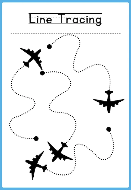 Flat Airplane Tracing Vectors Download Free High Quality Vectors 