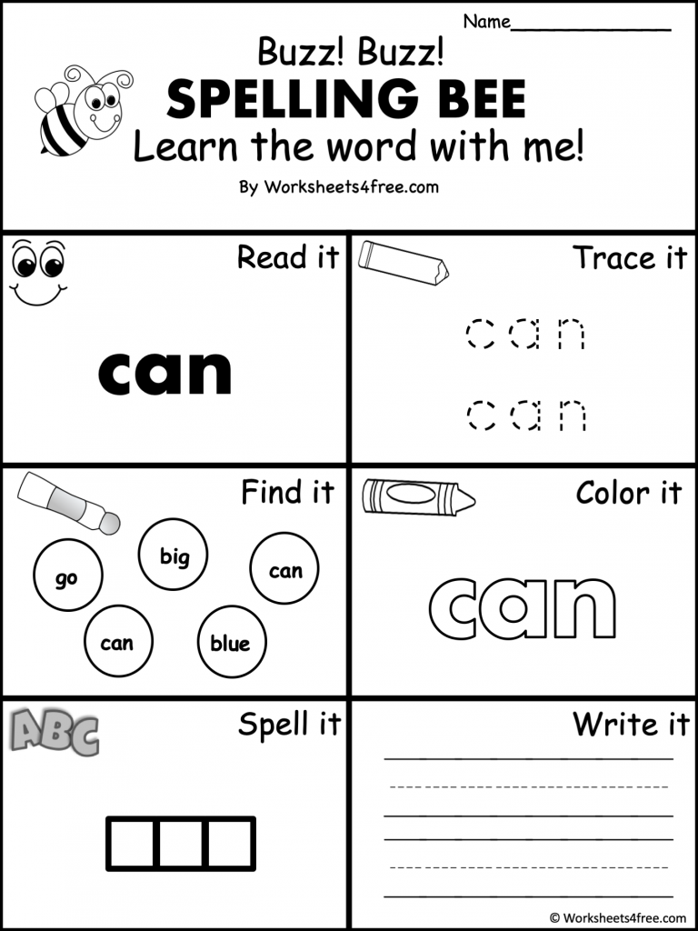 Free Dolch Sight Words Worksheets Free Worksheets