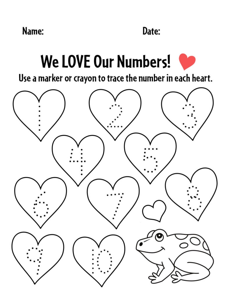 FREE February Worksheets For Preschool The Hollydog Blog