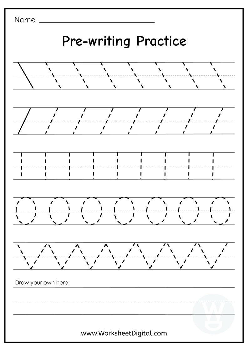 Free Free Printable Pre Writing Worksheet Download Free Free 