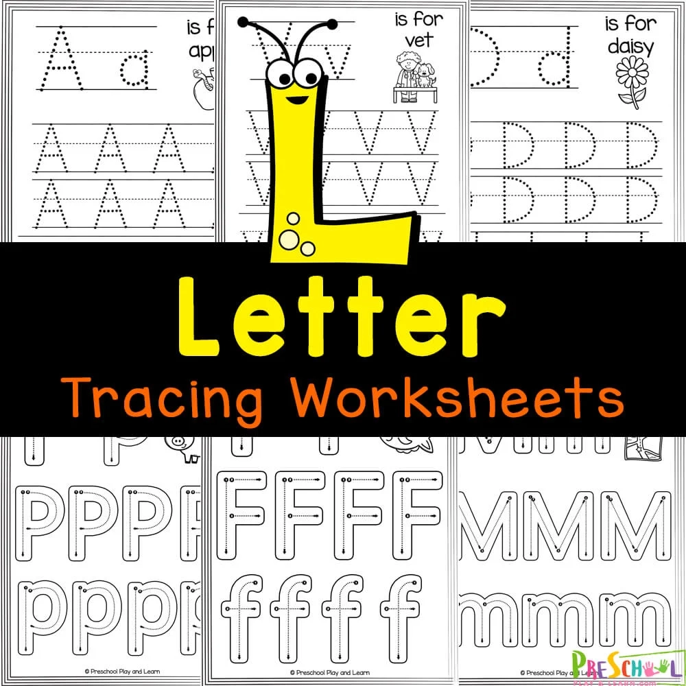 Tracing Font For Preschool