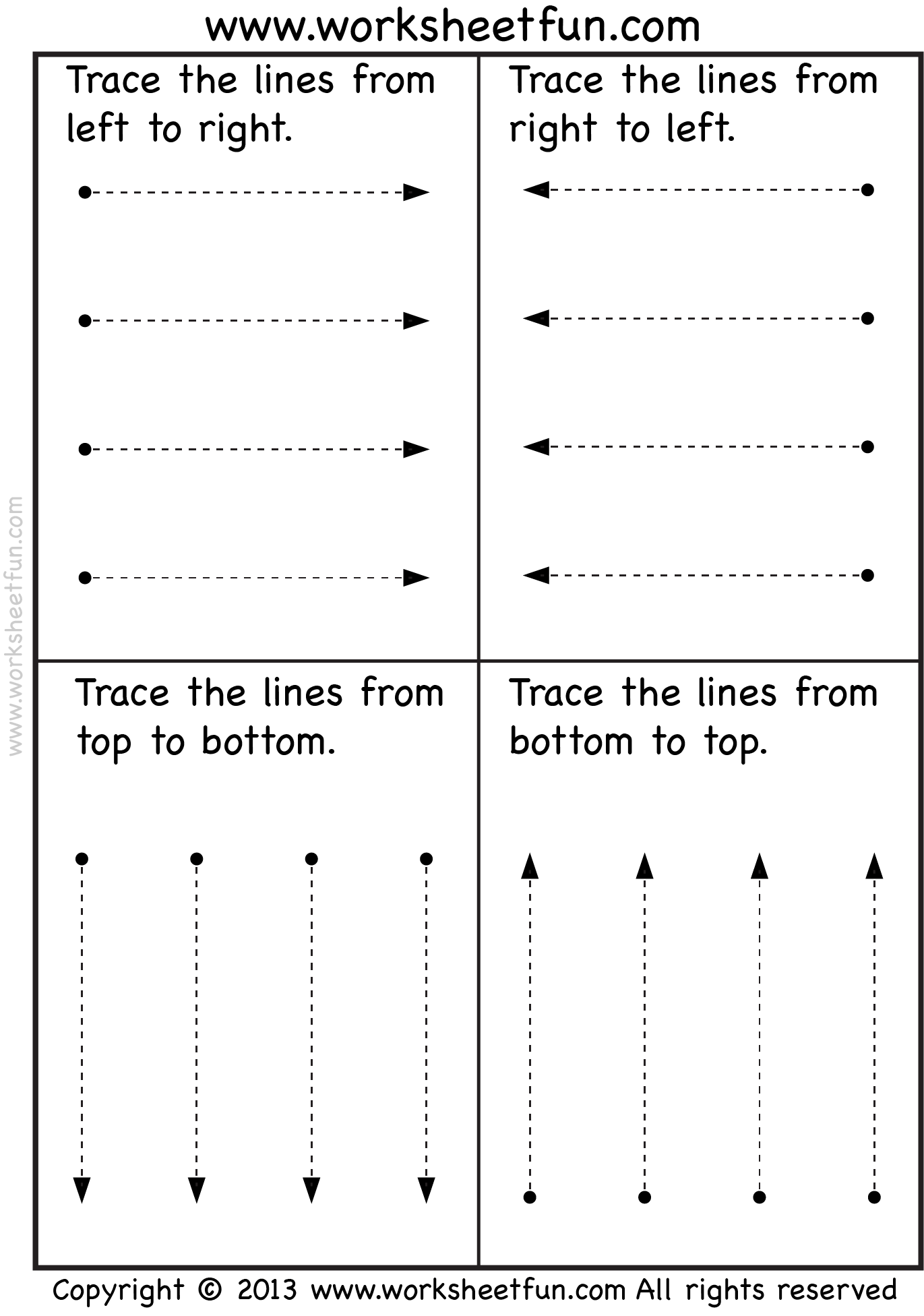 Free Horizontal And Vertical Line Worksheet Download Free 
