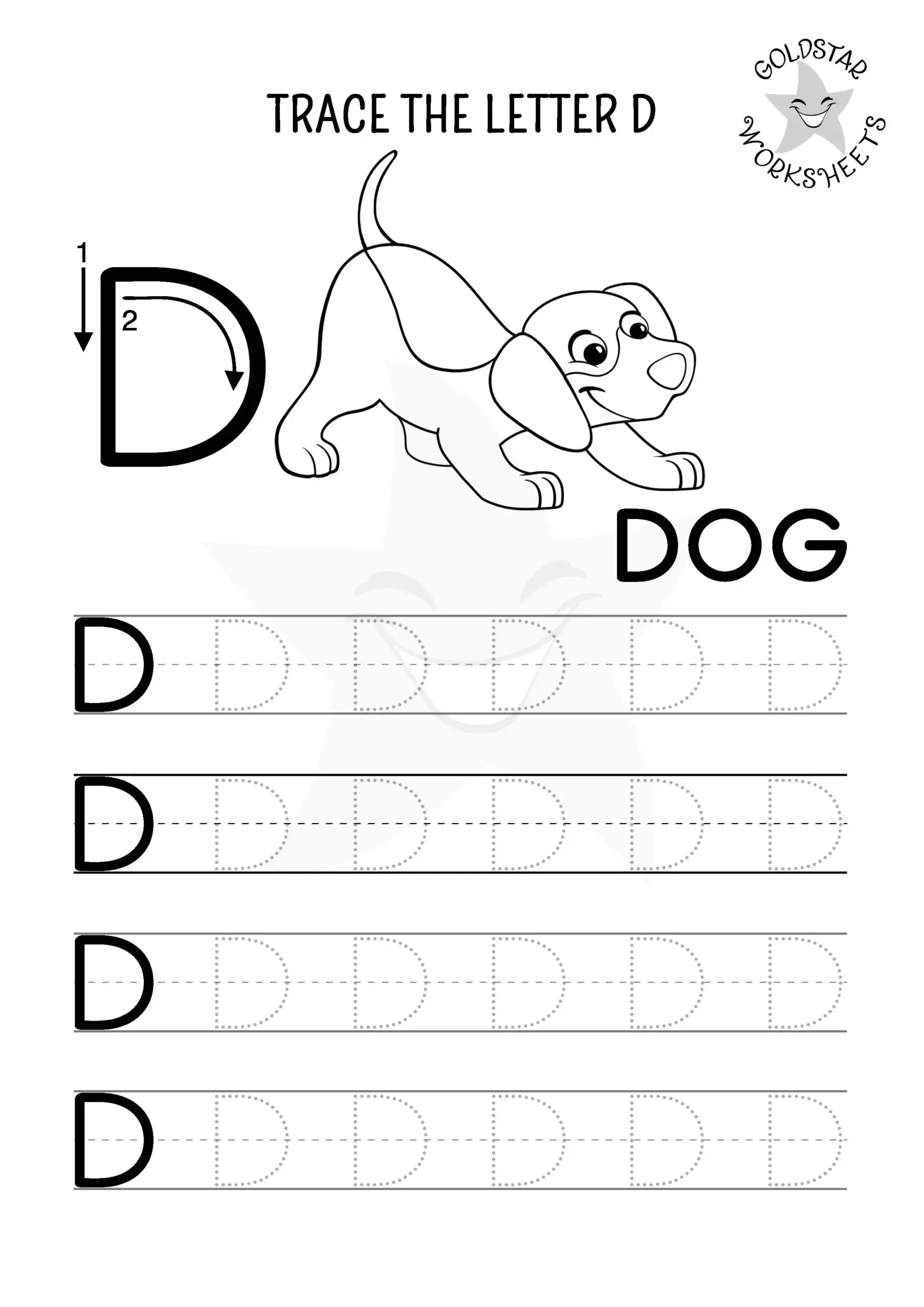 Free Letter D Tracing Worksheets Fun amp Skill Building For Preschool Free Letter D Tracing Worksheets Fun amp Skill Building For Preschool