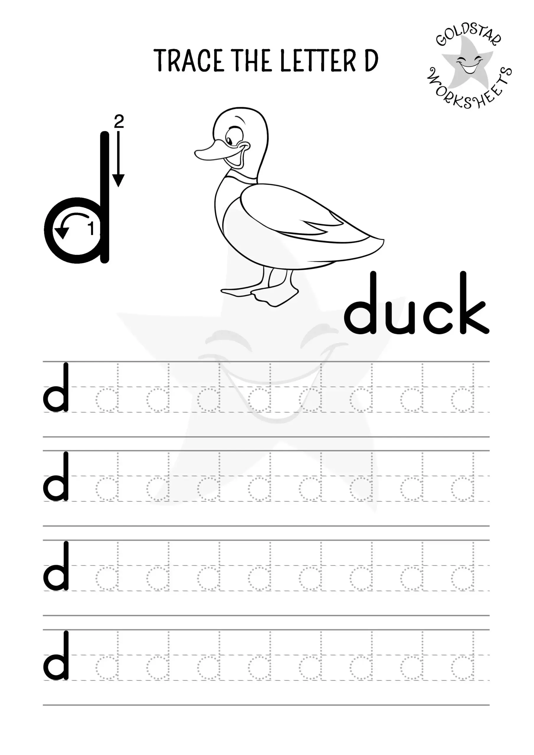Free Letter D Tracing Worksheets Fun amp Skill Building For Preschool 