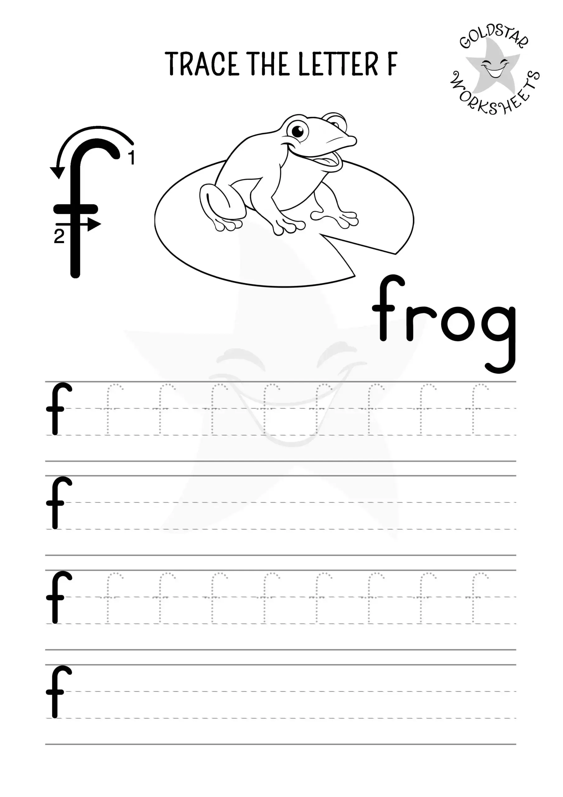 Free Letter F Tracing Worksheets Fun Animal Designs Kids Love 