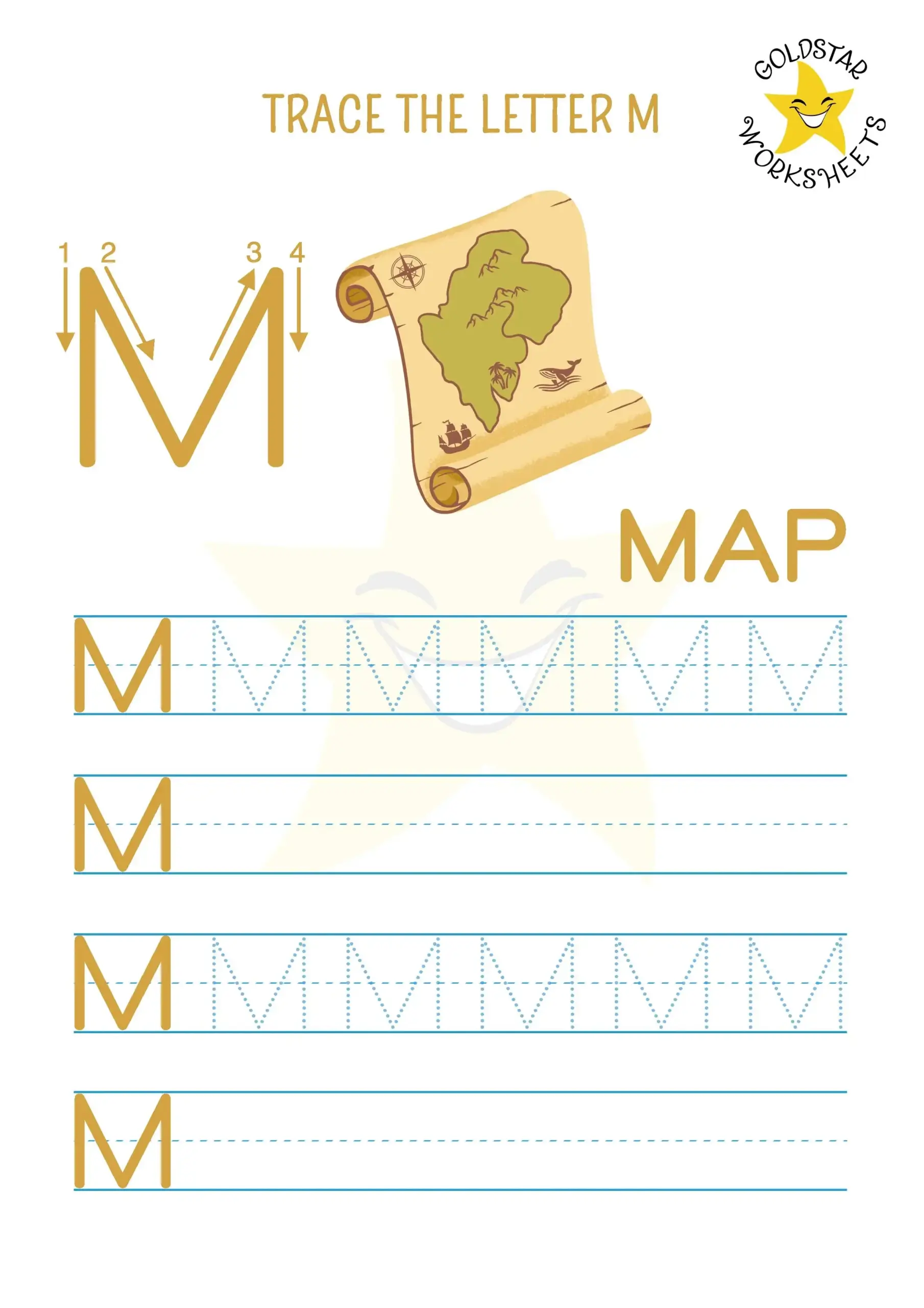 Free Letter M Tracing Worksheets Mole Moon amp More Fun Designs 
