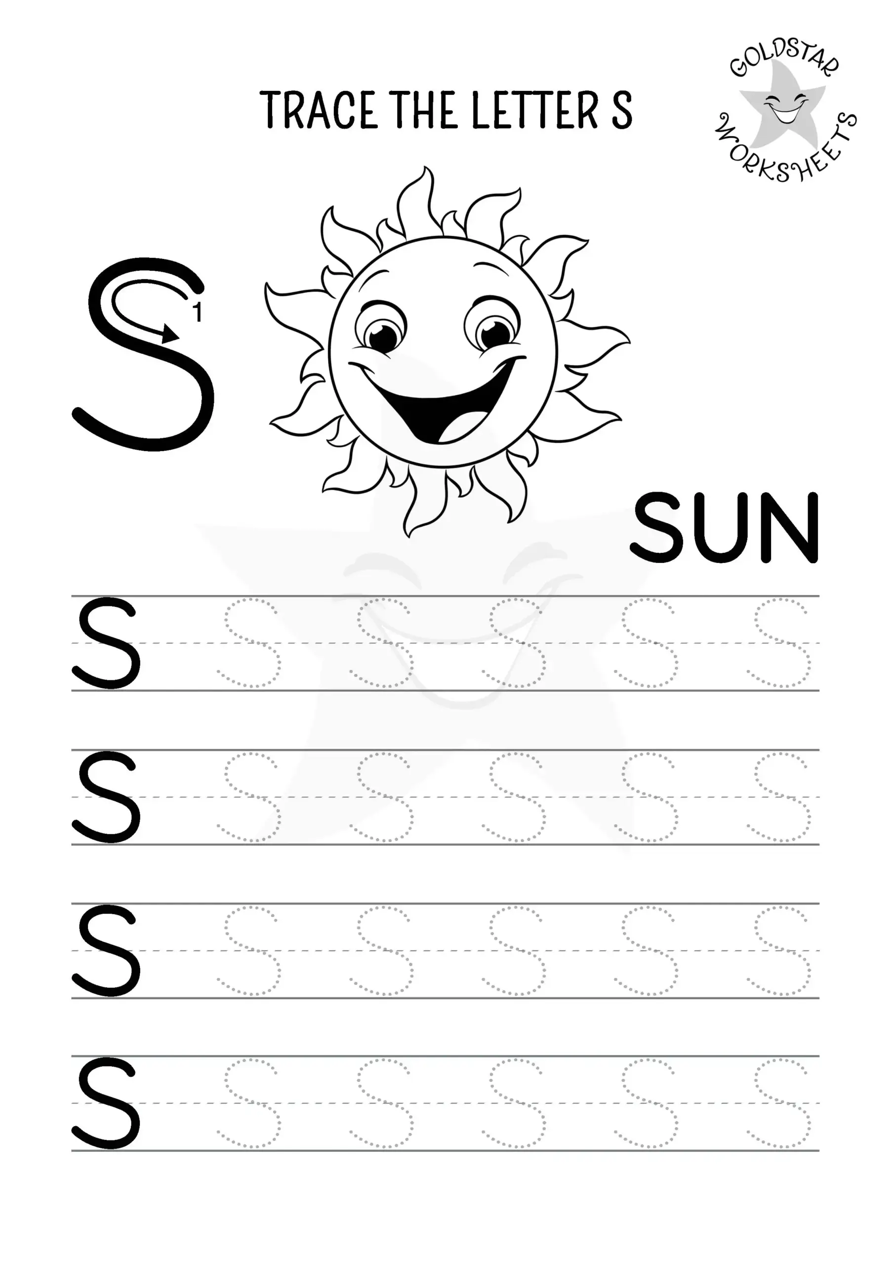 Free Letter S Tracing Worksheets For Kids Vibrant amp Original Designs
