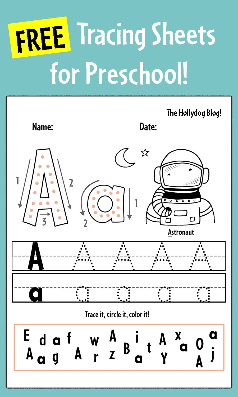 Free Printable Letter Tracing Pages