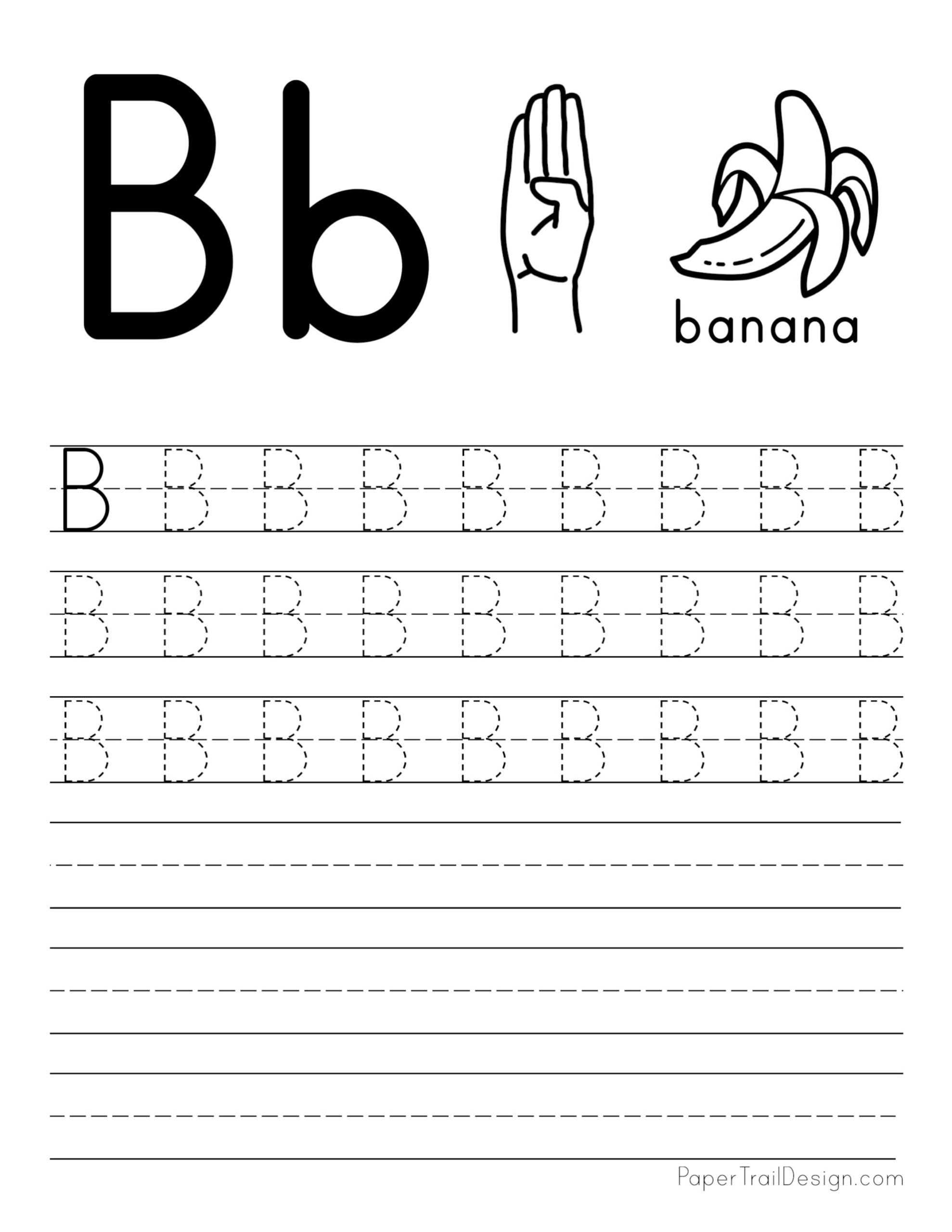 Capital Letter Tracing Worksheets