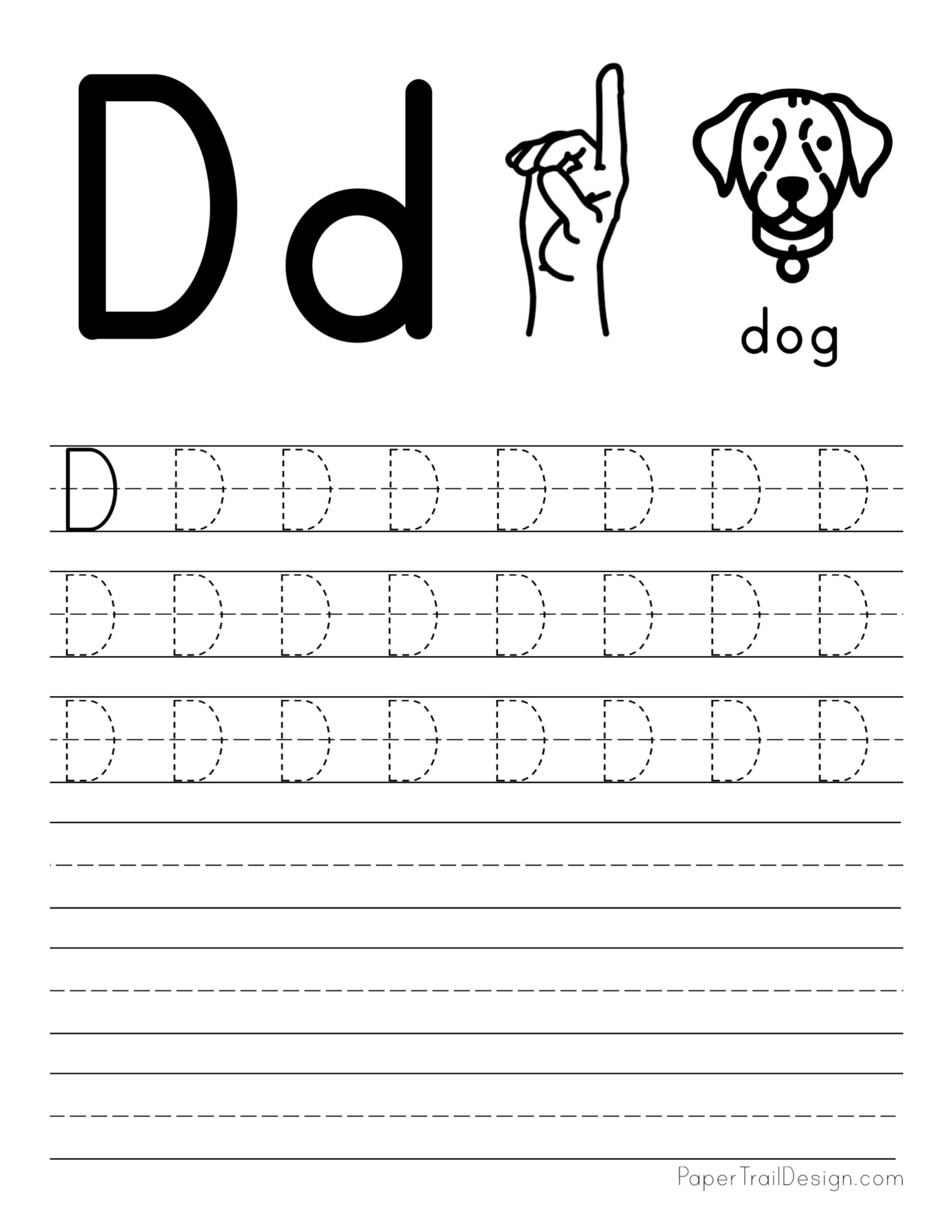 Free Letter Tracing Worksheets Paper Trail Design Free Letter Tracing Worksheets Paper Trail Design