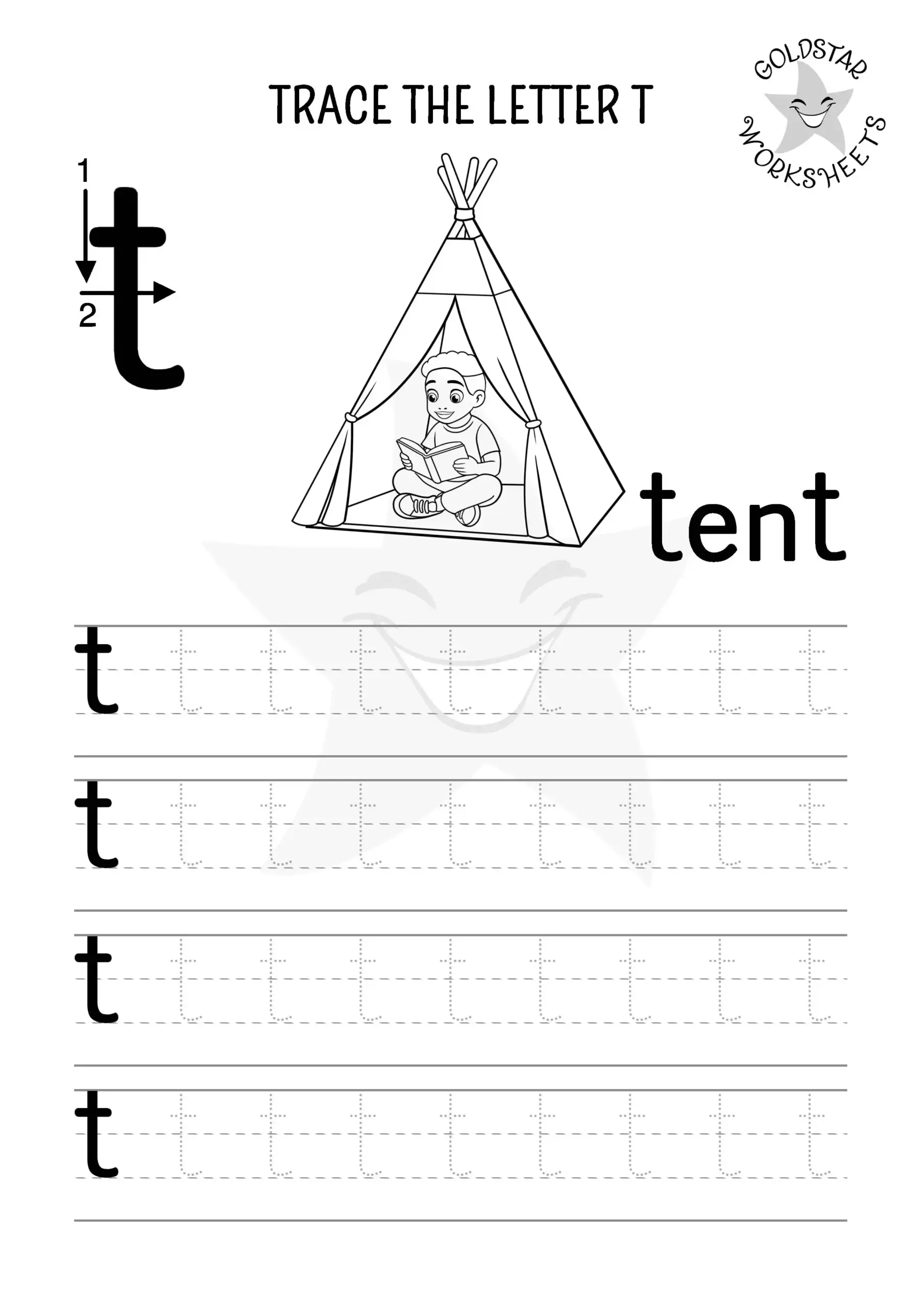 Tracing Small Letters Worksheets