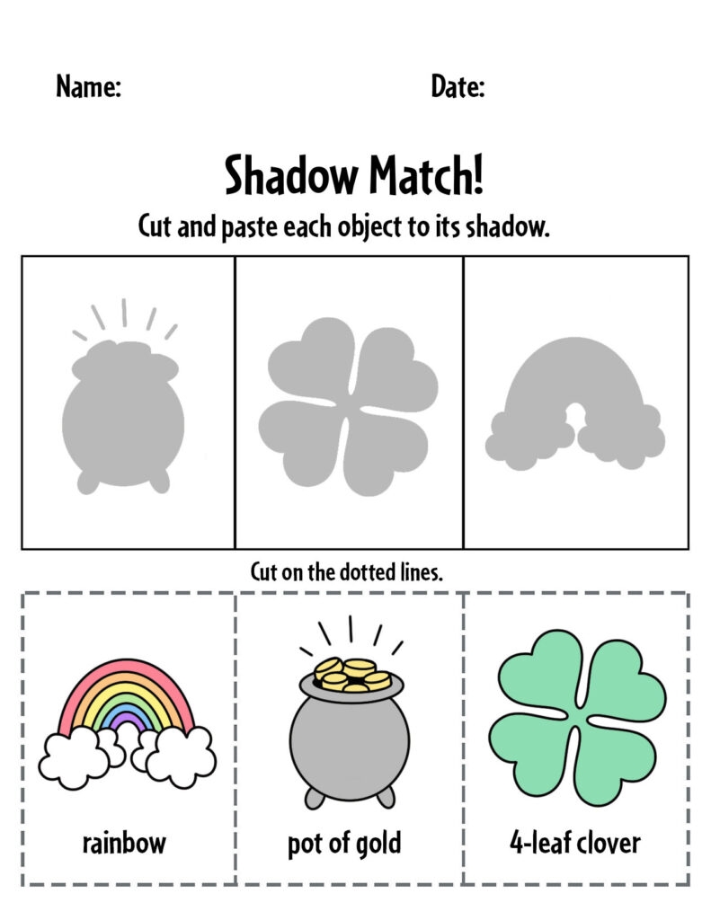 FREE March Worksheets For Preschool The Hollydog Blog