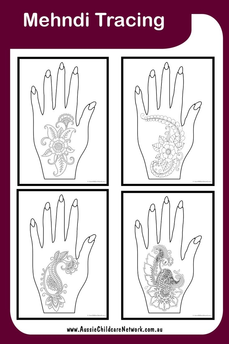 Free Mehndi Tracing