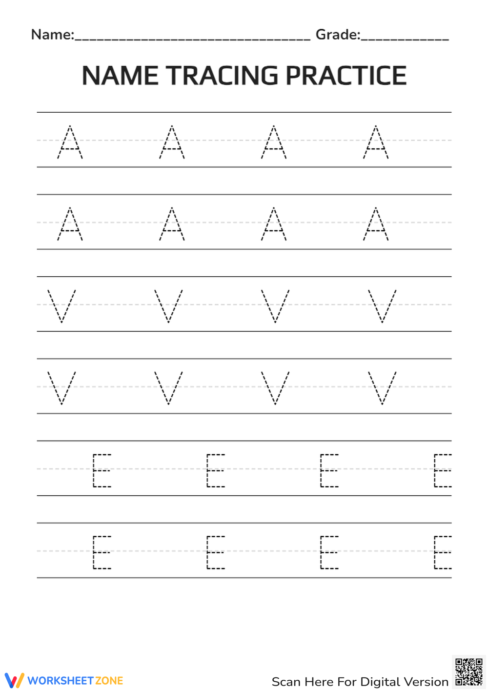 Free Name Tracing Generator Create Name Tracing Worksheets