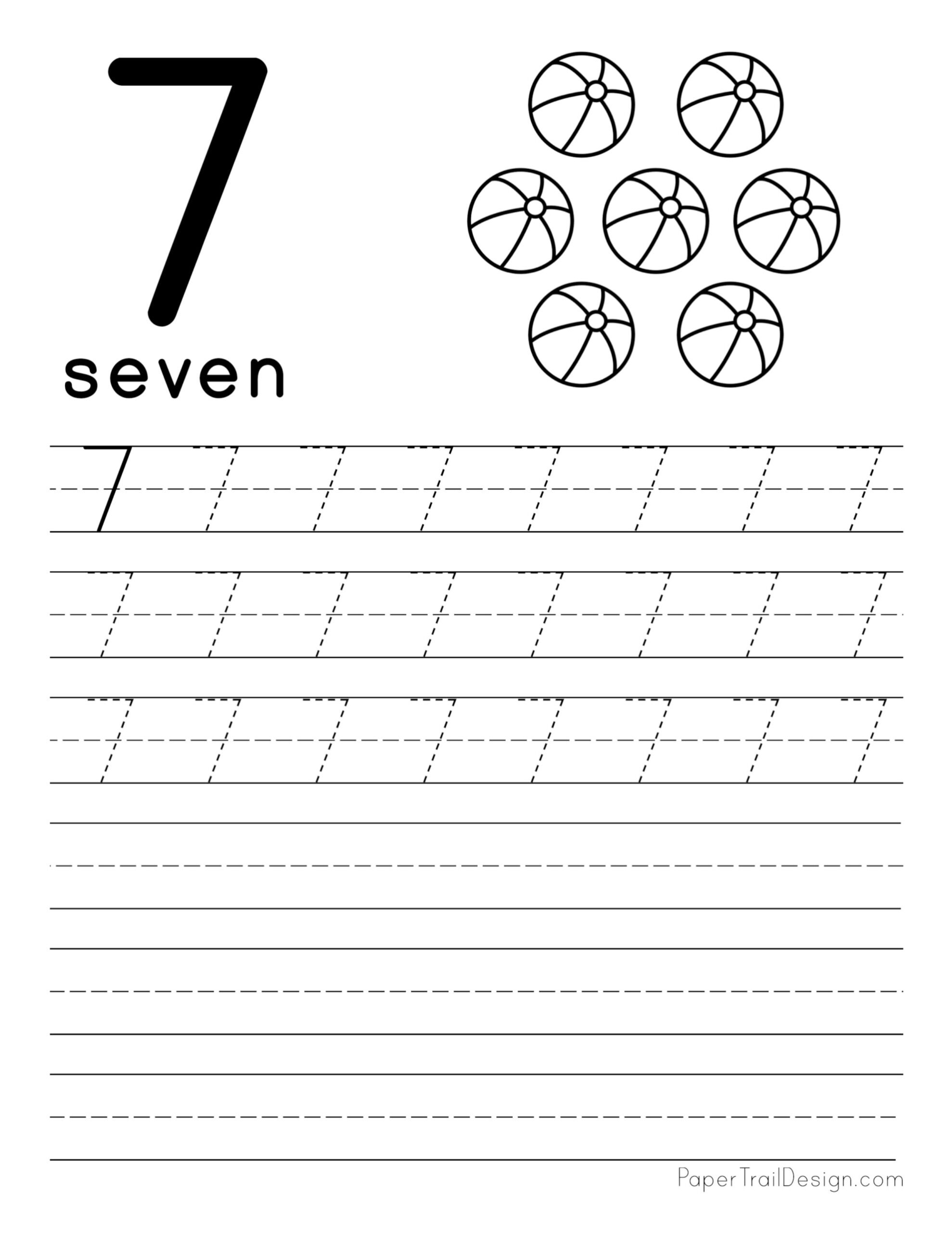 Free Number Tracing Worksheets Paper Trail Design Free Number Tracing Worksheets Paper Trail Design