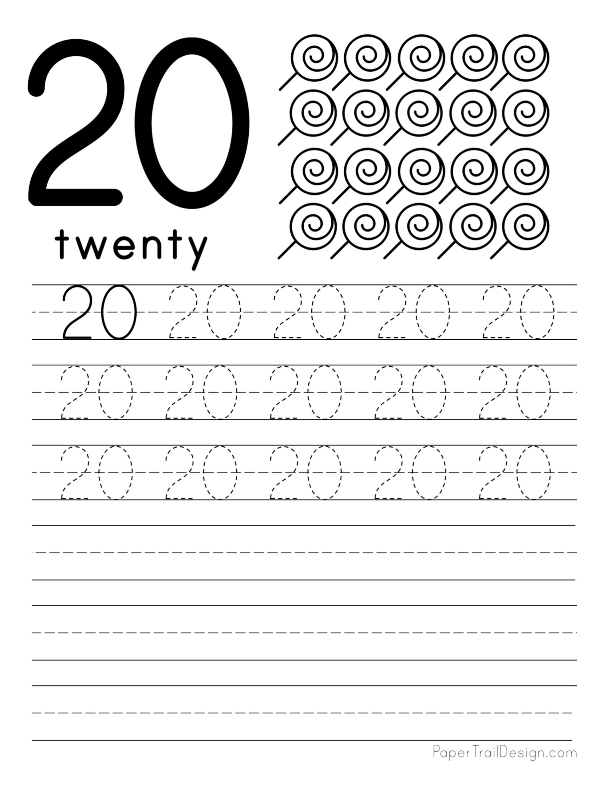 Free Number Tracing Worksheets Paper Trail Design Worksheets 