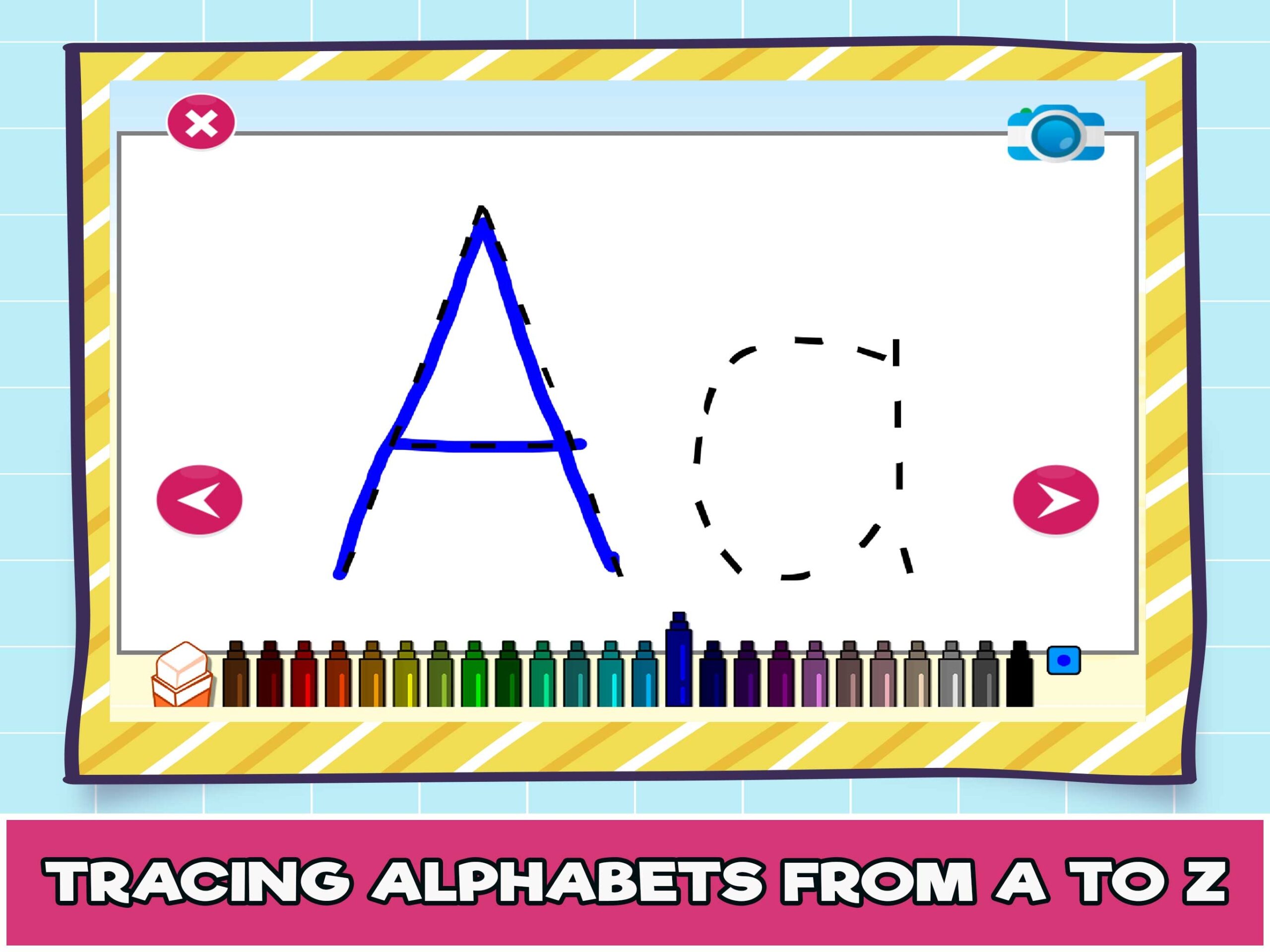 Free Online Tracing Letters Game For Kids