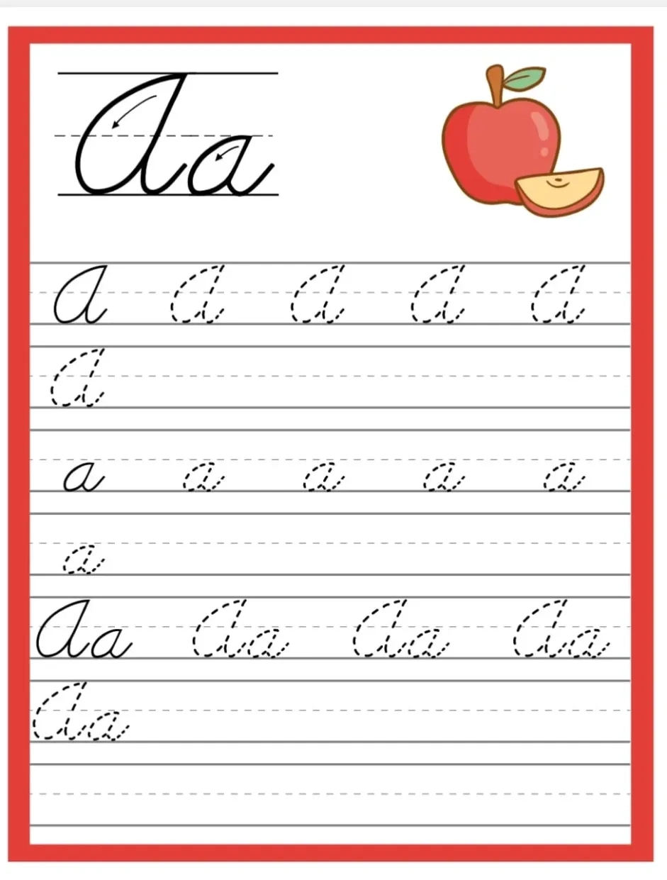 Free Printable Alphabet Tracing Worksheets Pdf Activity School 
