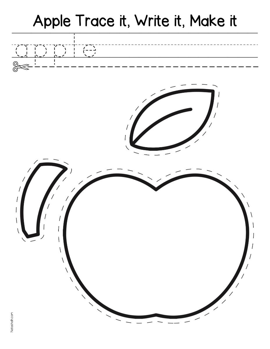 Free Printable Apple Craft