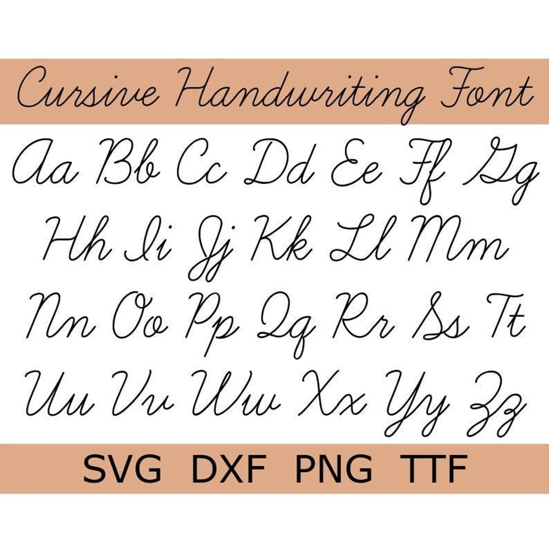 Cursive Tracing Fonts Free Download
