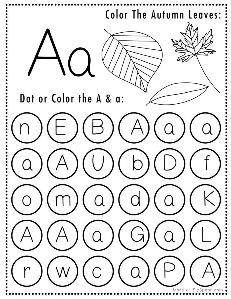 Free Printable Halloween Themed Letter A Tracing Worksheet Sly 