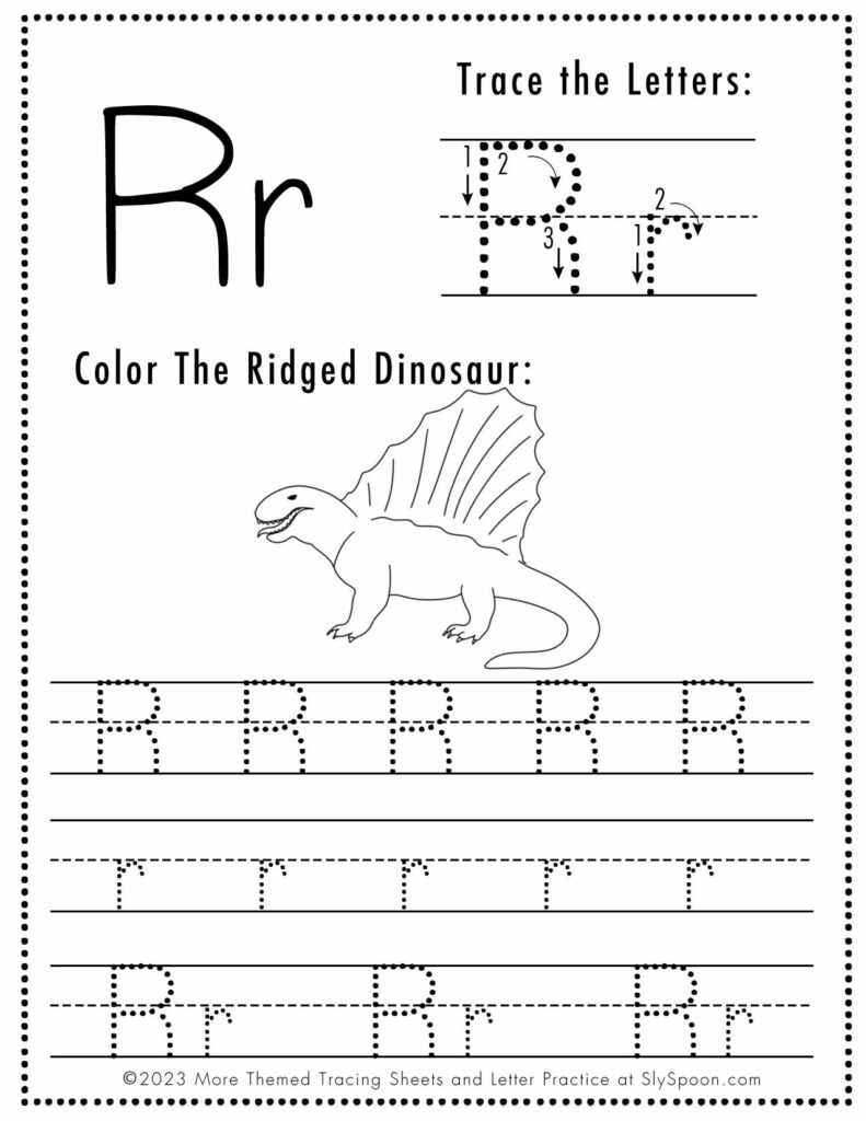 Free Printable Letter R Worksheets Sly Spoon Free Printable Letter R Worksheets Sly Spoon