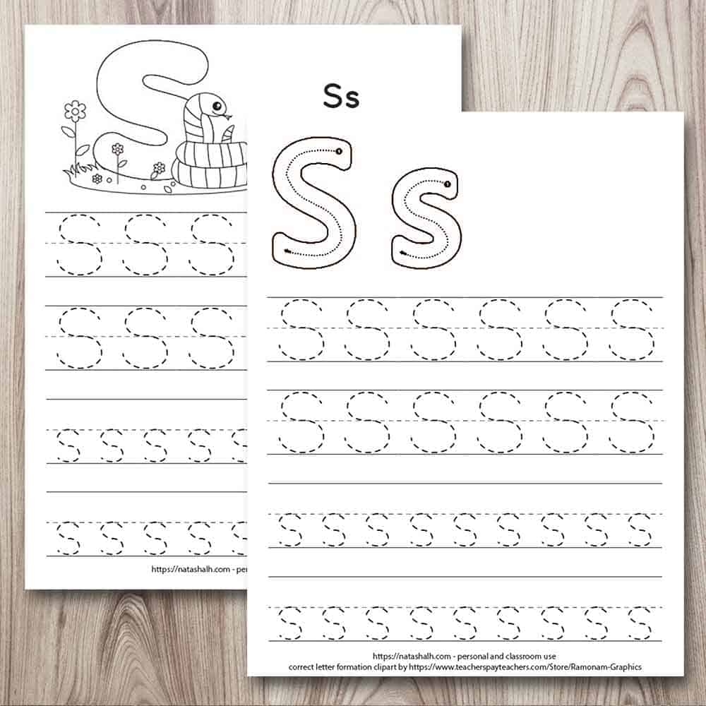 Free Printable Letter S Tracing Worksheets Free Printable Letter S Tracing Worksheets