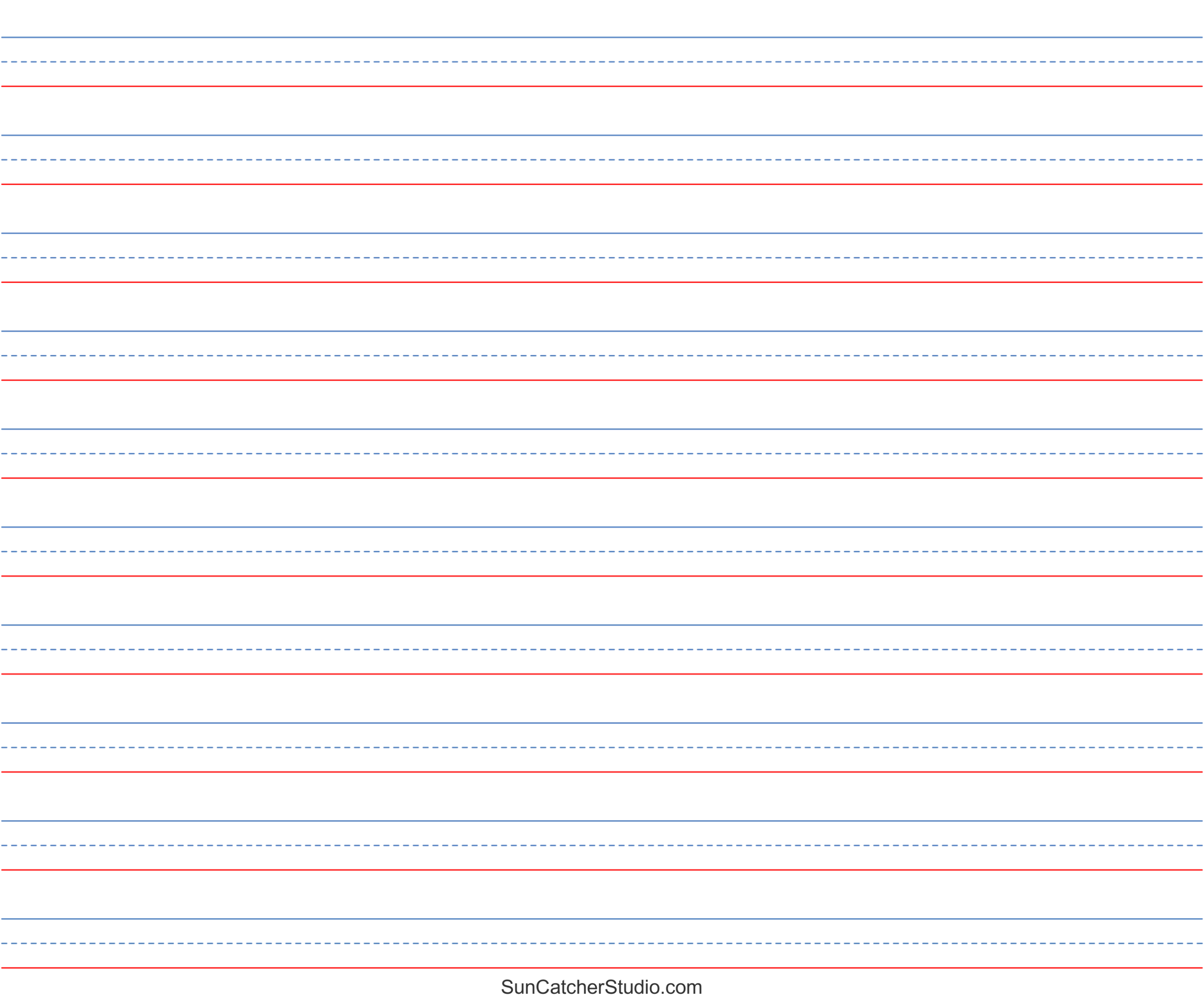 Free Printable Lined Paper Handwriting Notebook Templates Free Printable Lined Paper Handwriting Notebook Templates