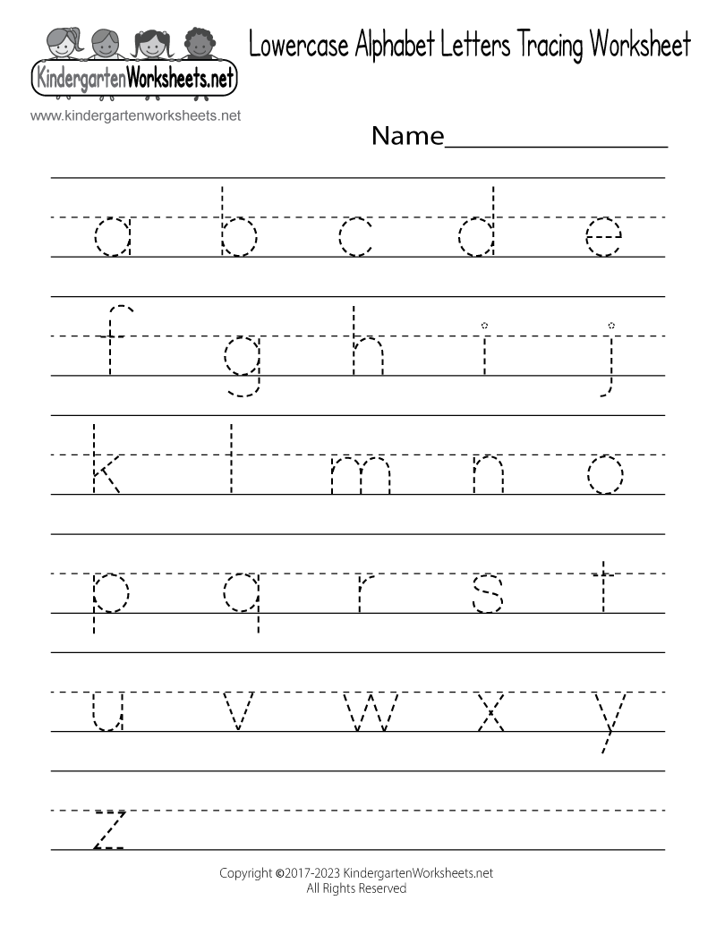 Handwriting Tracing Worksheets