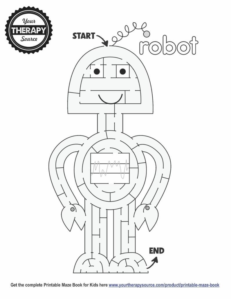 Free Printable Mazes For Kids Your Therapy Source