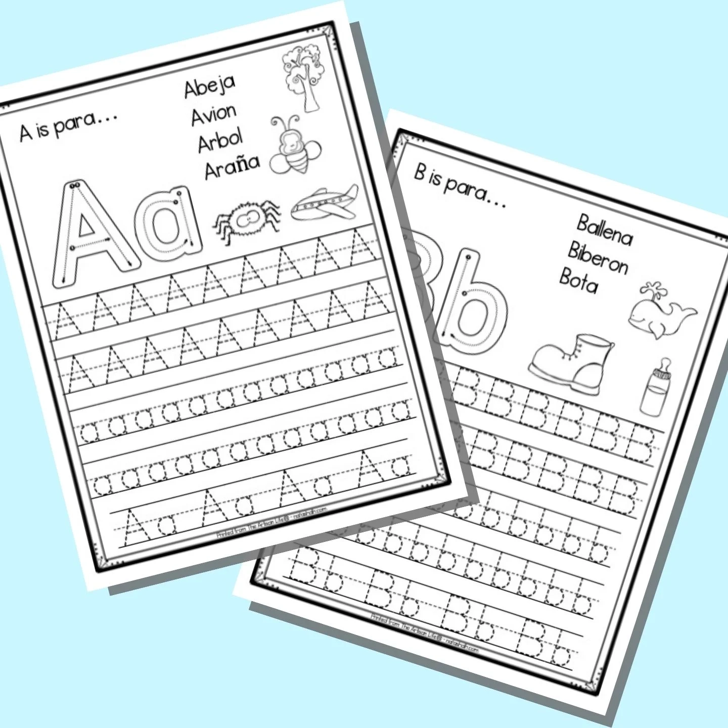 Spanish Alphabet Tracing Worksheet Free Spanish Alphabet Tracing Worksheet Free