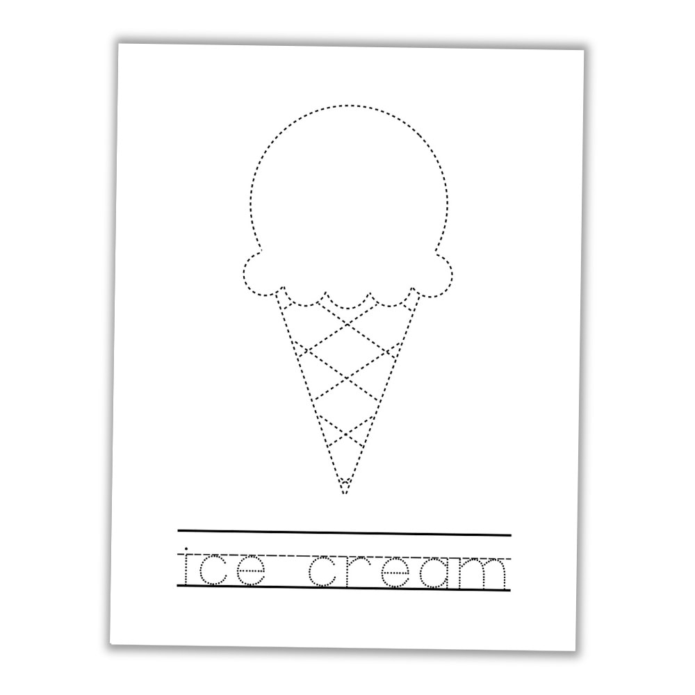 Free Printable Summer Tracing Worksheets For Preschool The Craft 
