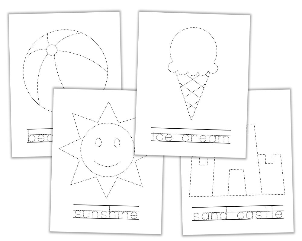 Tracing Drawing Worksheets Pdf