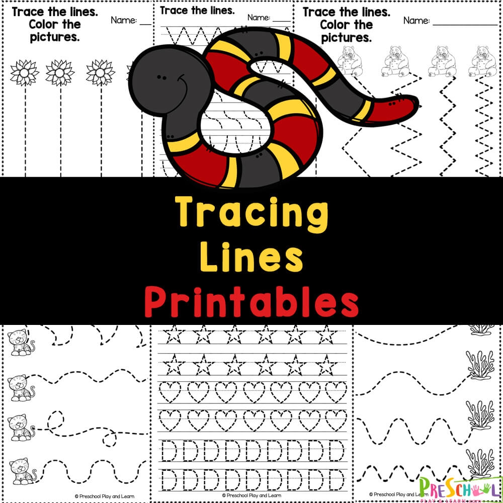 Tracing Lines Preschool